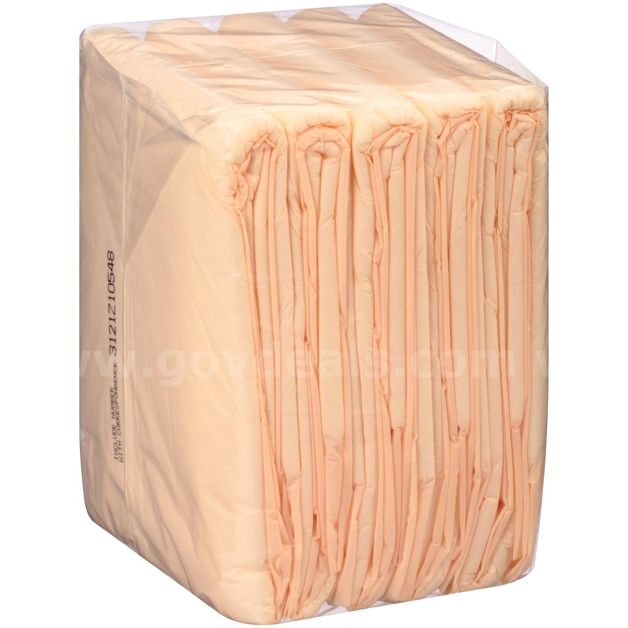 10 Underpad bed 23x36" paper pack cmop brief #ufpp-236 MADE IN USA NEW / SEALED  236 Government Surplus Auction - Photo #2