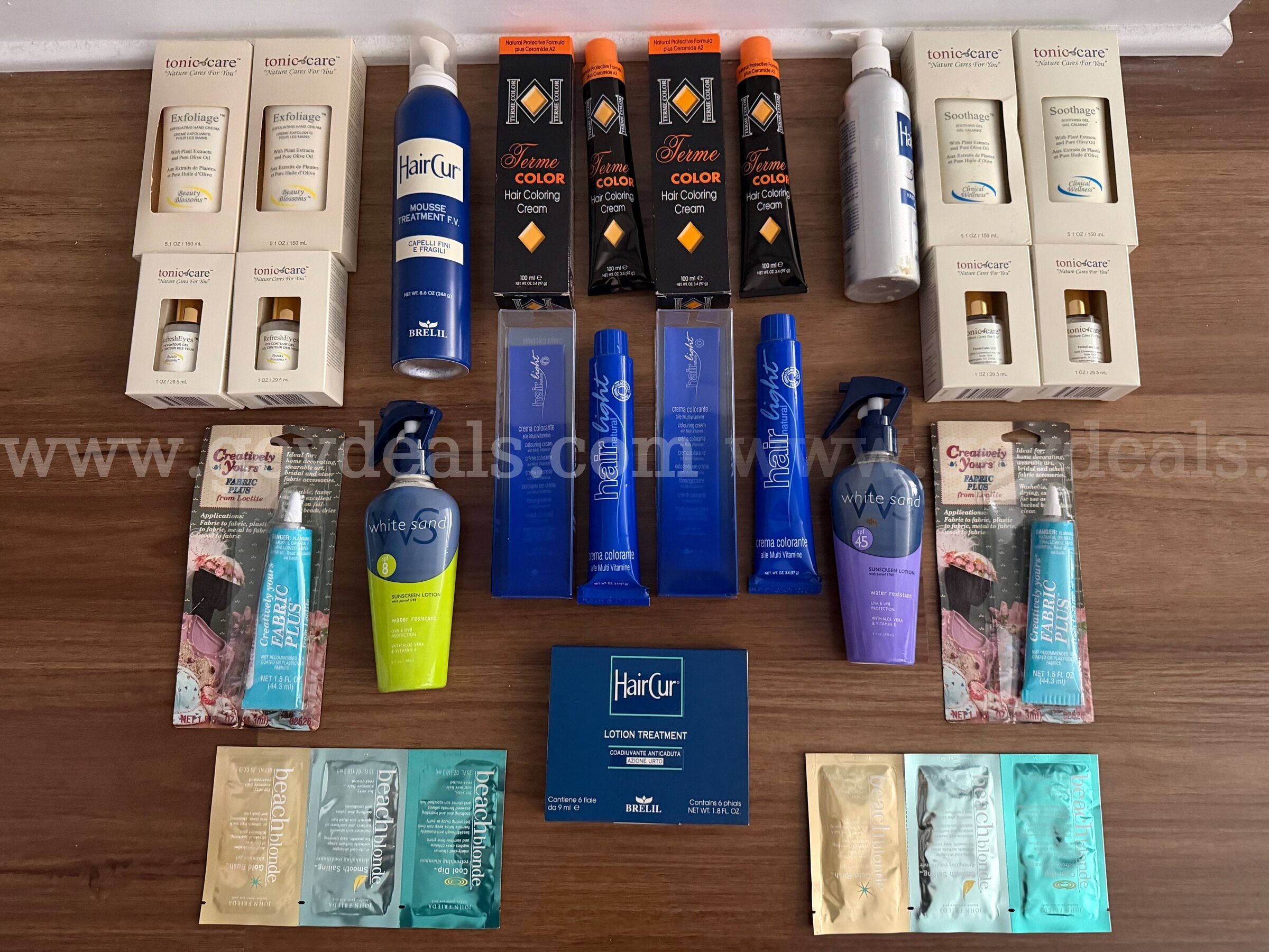 Assorted High-end Skin Care And Hair Color Made In Italy – 23 Pieces – NIB! *WILL SHIP* BOX C3   Government Surplus Auction - Primary Photo