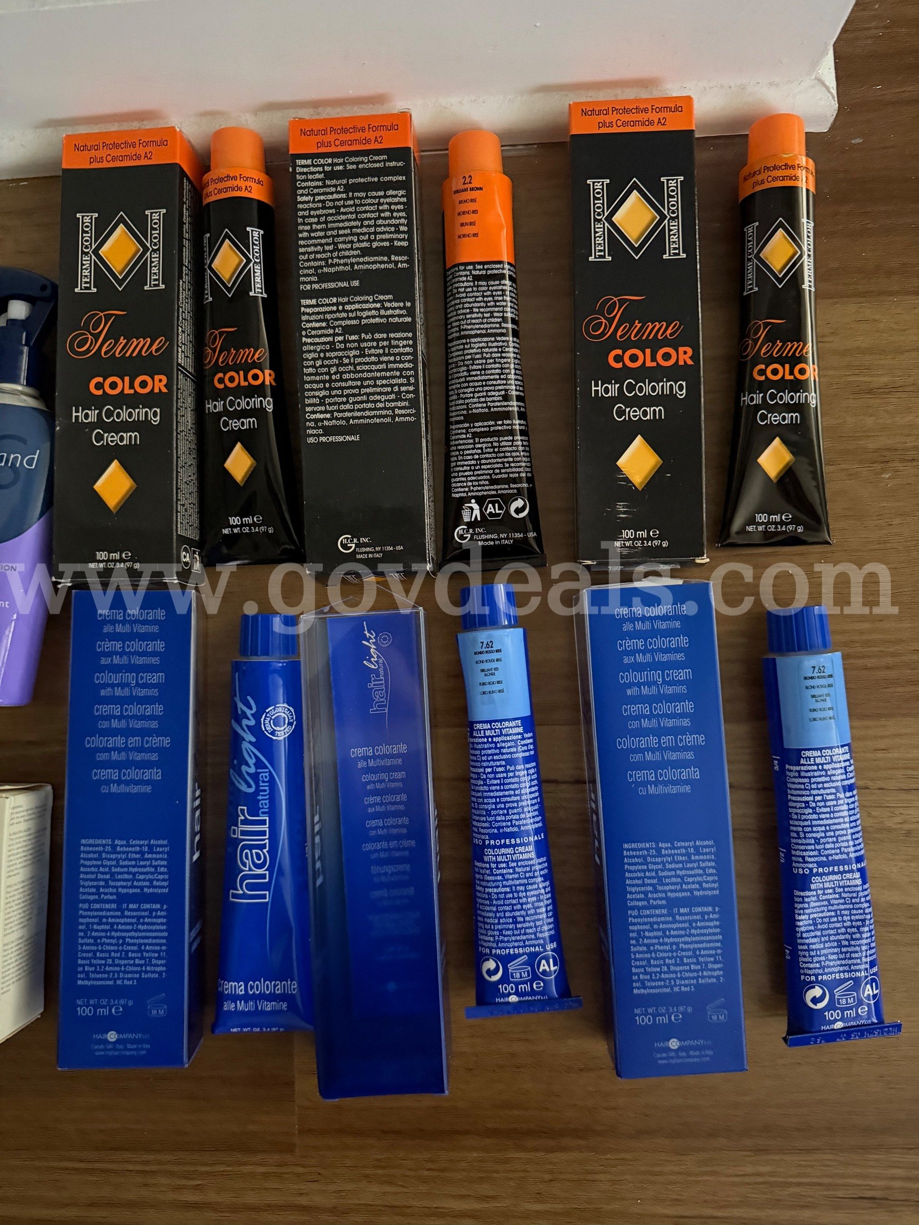 Assorted High-end Skin Care And Hair Color Made In Italy – 19 Pieces – NIB! *WILL SHIP* BOX G1   Government Surplus Auction - Photo #6