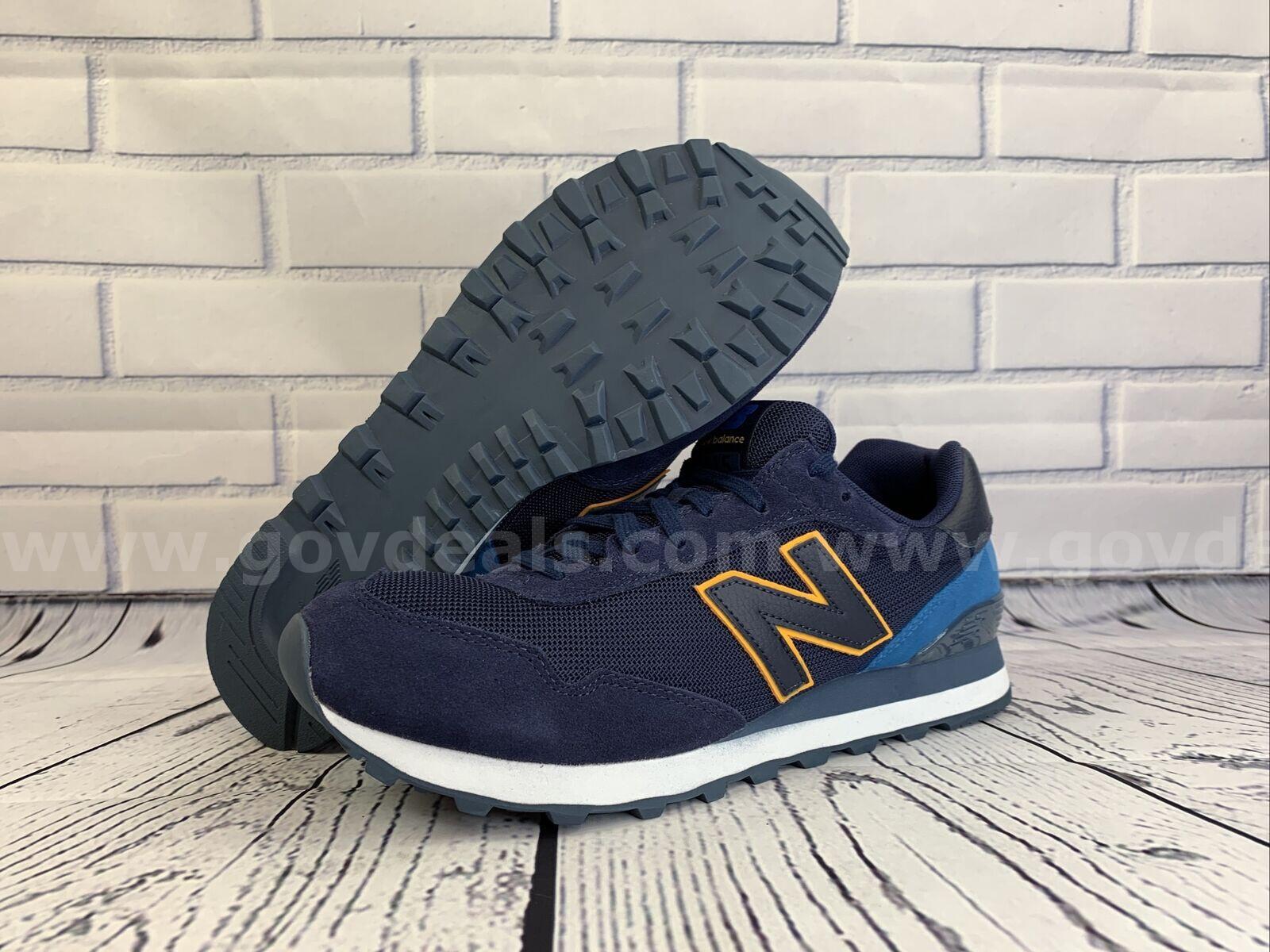 New Balance Men's 515 Classics Lifestyle Shoes Navy Blue Yellow ML515OTS Size 8 *WILL SHIP*   Government Surplus Auction - Primary Photo