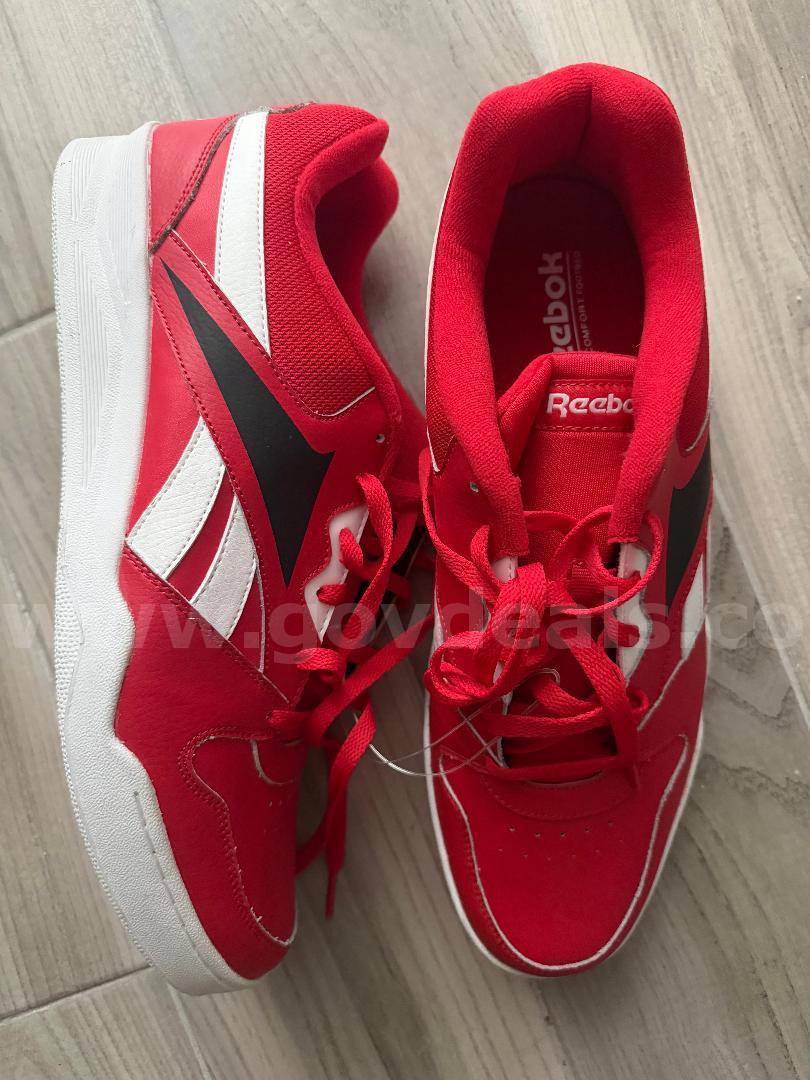 Reebok Royal BB4500 Low 2 'Vector Red Black'FV0279 GENUINE LEATHER SZ: 14 NEW *WILL SHIP*  BB4500 Government Surplus Auction - Photo #2