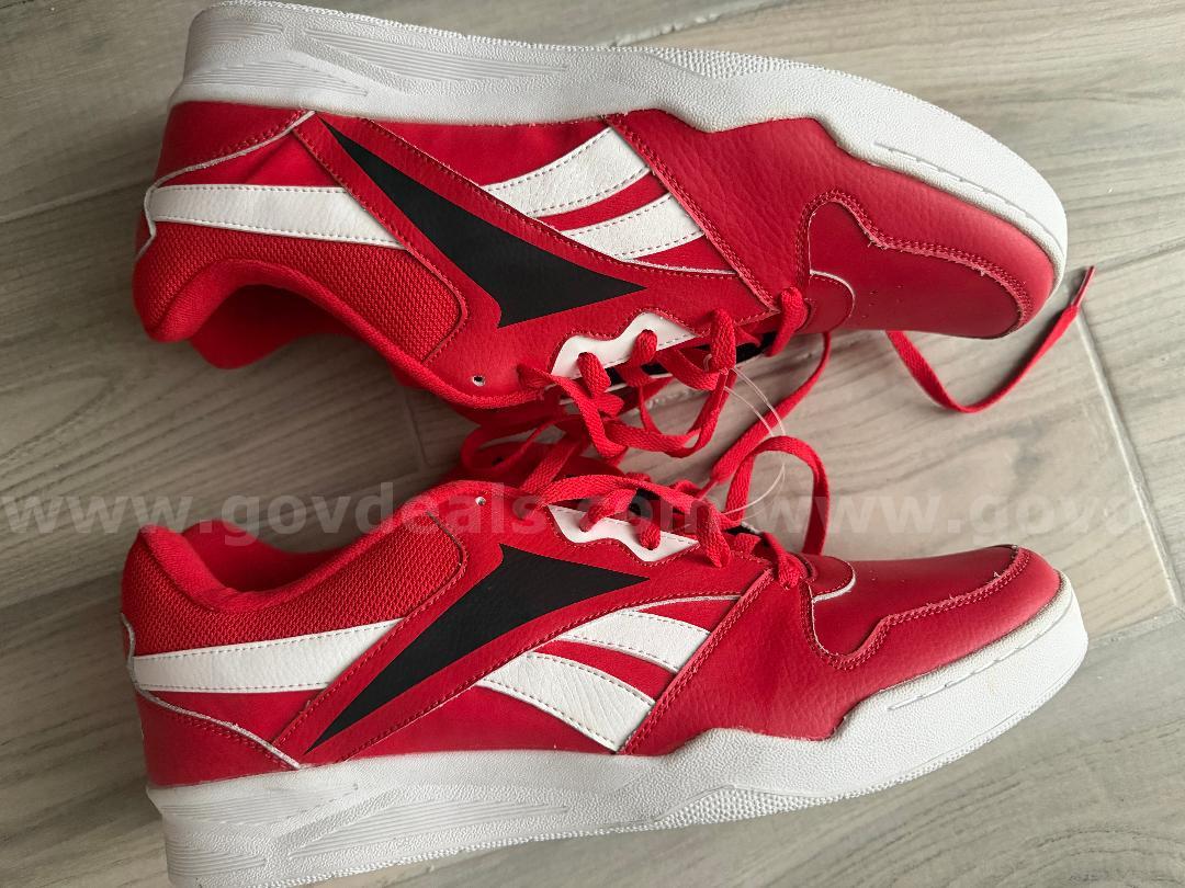 Reebok Royal BB4500 Low 2 'Vector Red Black'FV0279 GENUINE LEATHER SZ: 14 NEW *WILL SHIP*  BB4500 Government Surplus Auction - Photo #3