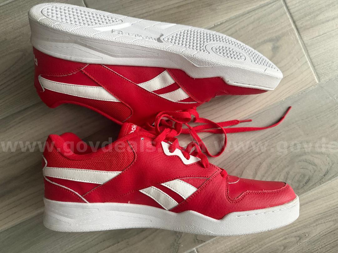 Reebok Royal BB4500 Low 2 'Vector Red Black'FV0279 GENUINE LEATHER SZ: 14 NEW *WILL SHIP*  BB4500 Government Surplus Auction - Photo #4