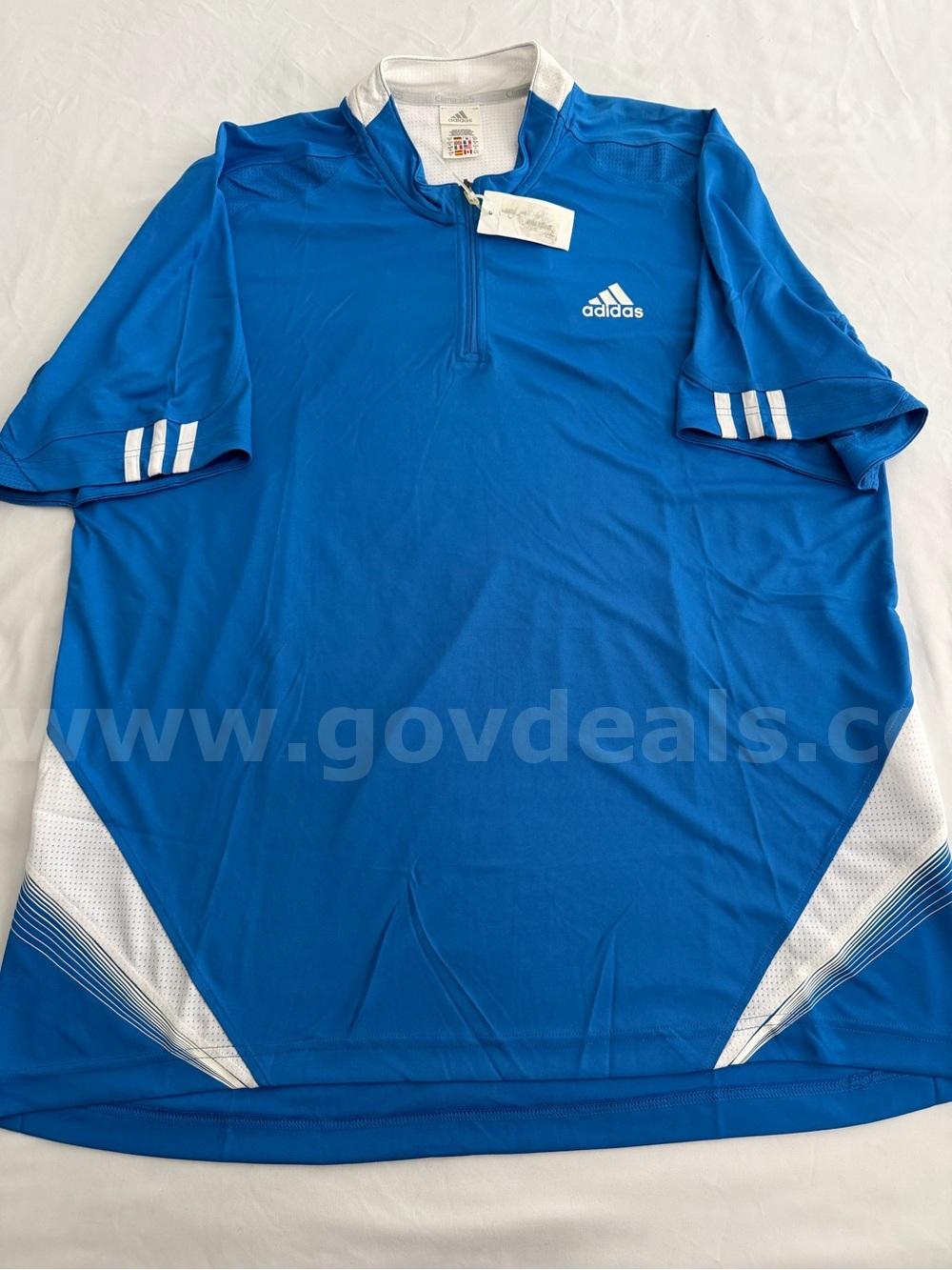 VINTAGE '06 ADIDAS CLIMACOOL 365 JERSEY BLUE/WHITE SHORT SLEEVE TEE SIZE XL NWT *WILL SHIP*  365 Government Surplus Auction - Photo #3