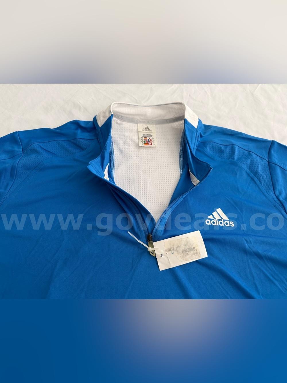 VINTAGE '06 ADIDAS CLIMACOOL 365 JERSEY BLUE/WHITE SHORT SLEEVE TEE SIZE XL NWT *WILL SHIP*  365 Government Surplus Auction - Photo #5