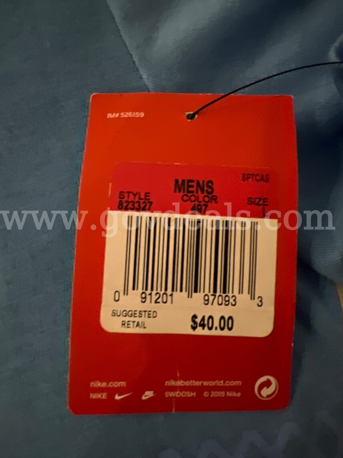 Nike Sportswear Ultra Mesh Men's Light Blue Athletic T-Shirt LARGE 823327 497 *WILL SHIP*   Government Surplus Auction - Photo #6
