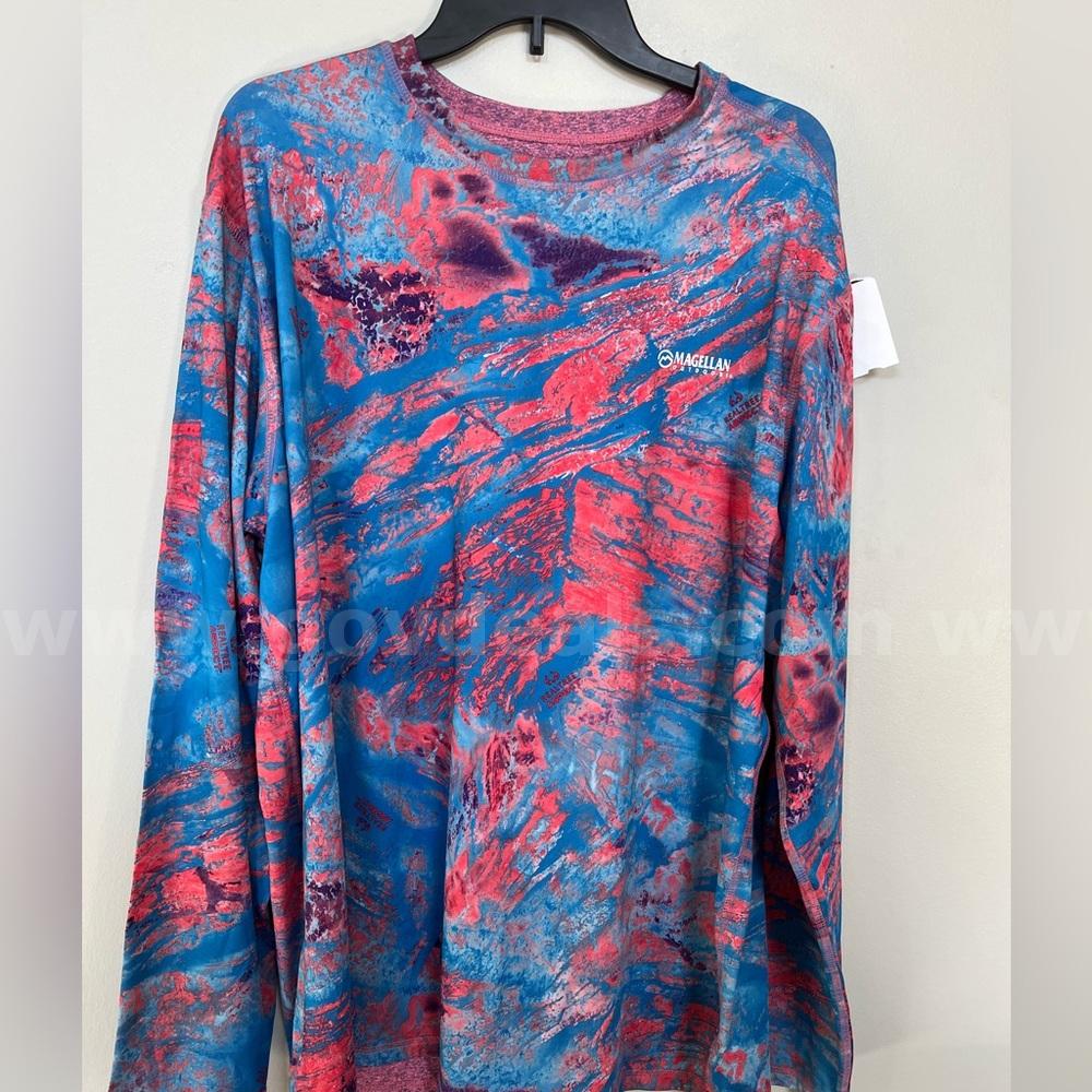 MAGELLAN OUTDOORS Long Sleeve T-Shirts MULTICOLOR Shirt Men's SIZE EXTRA LARGE *WILL SHIP*   Government Surplus Auction - Photo #4