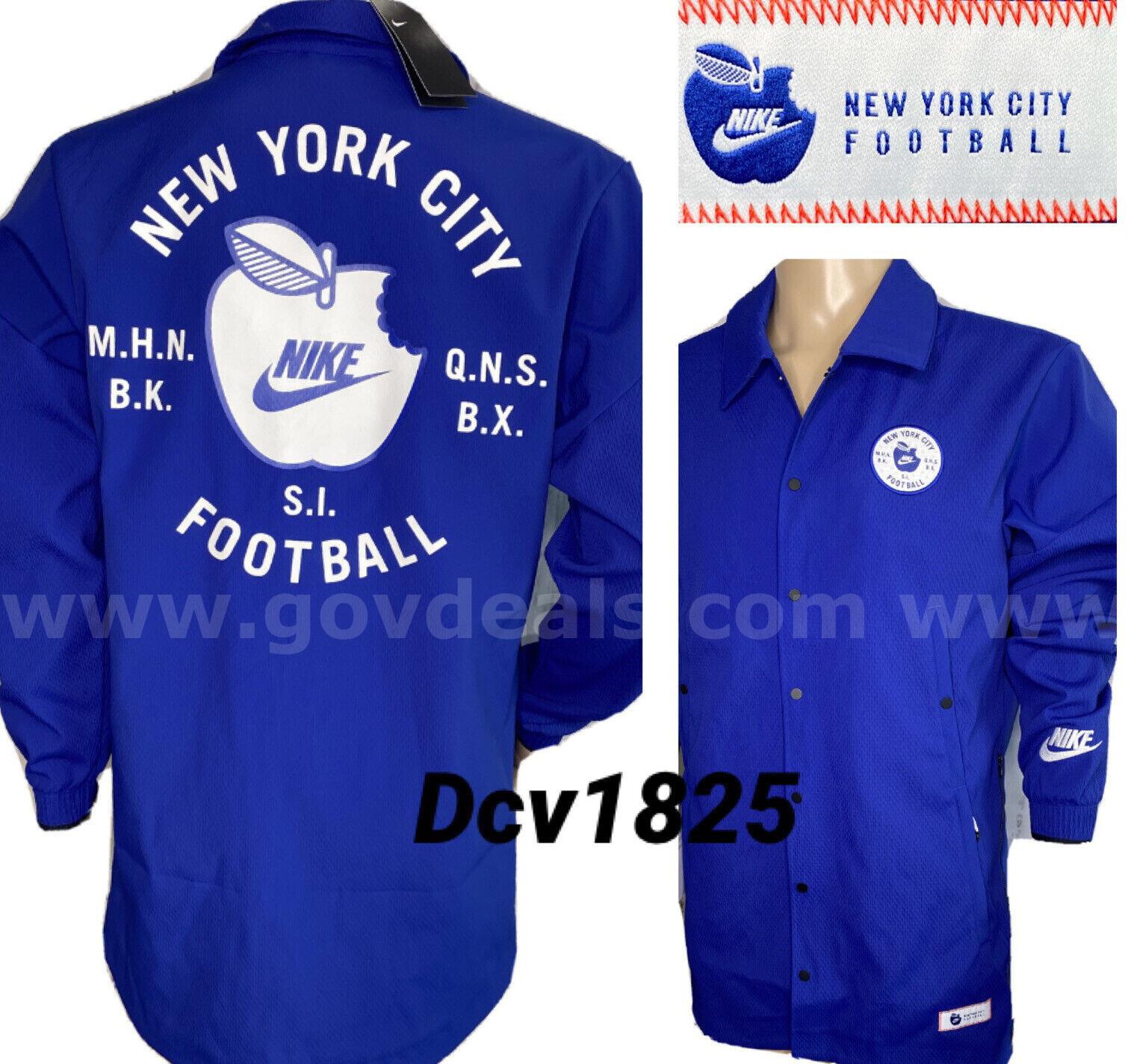 Nike New York City Jacket Football Big Apple Swoosh Graphics AT6643-495 XL $200 *WILL SHIP* Apple  Government Surplus Auction - Primary Photo