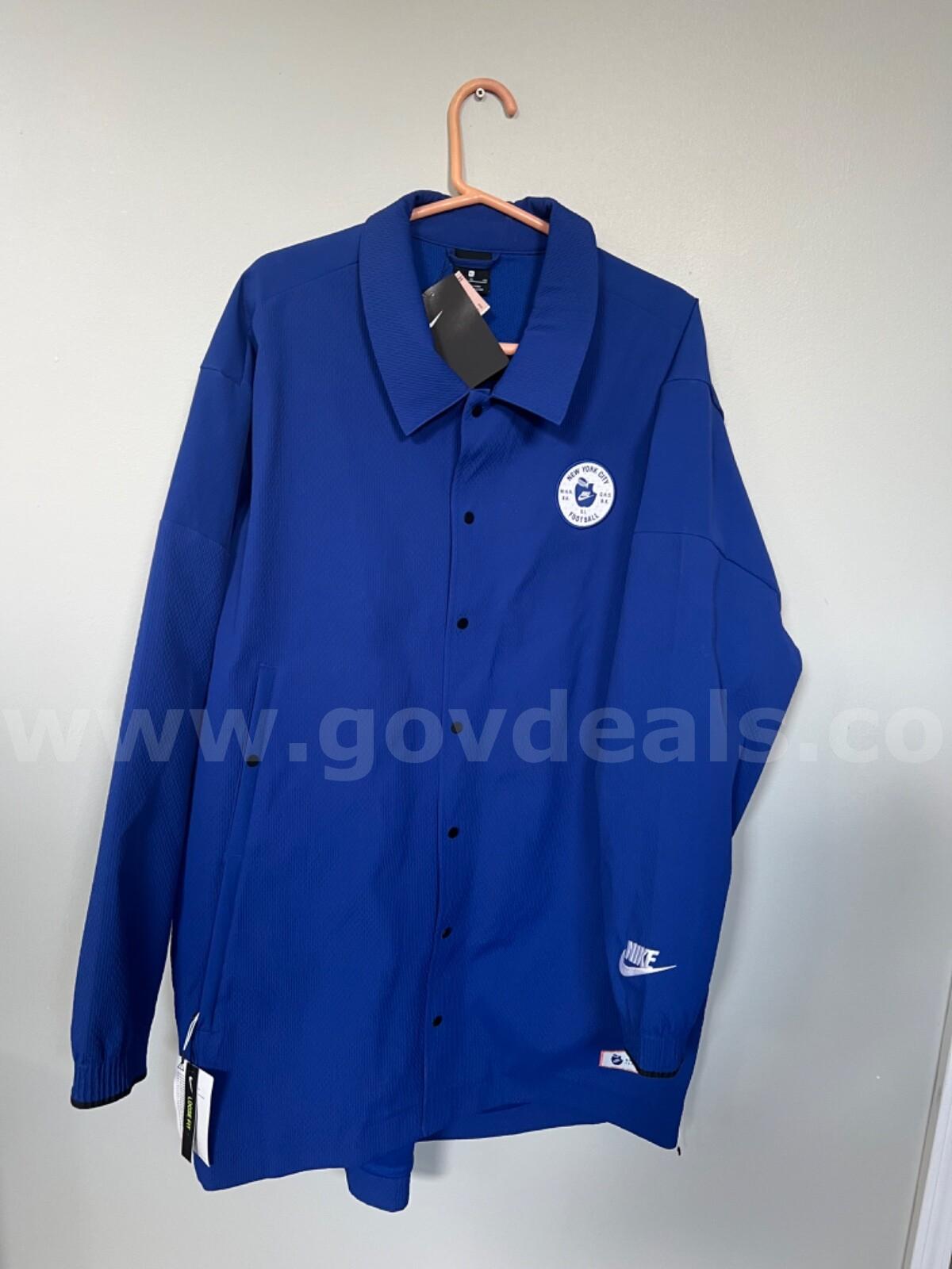 Nike New York City Jacket Football Big Apple Swoosh Graphics AT6643-495 XL $200 *WILL SHIP* Apple  Government Surplus Auction - Photo #4