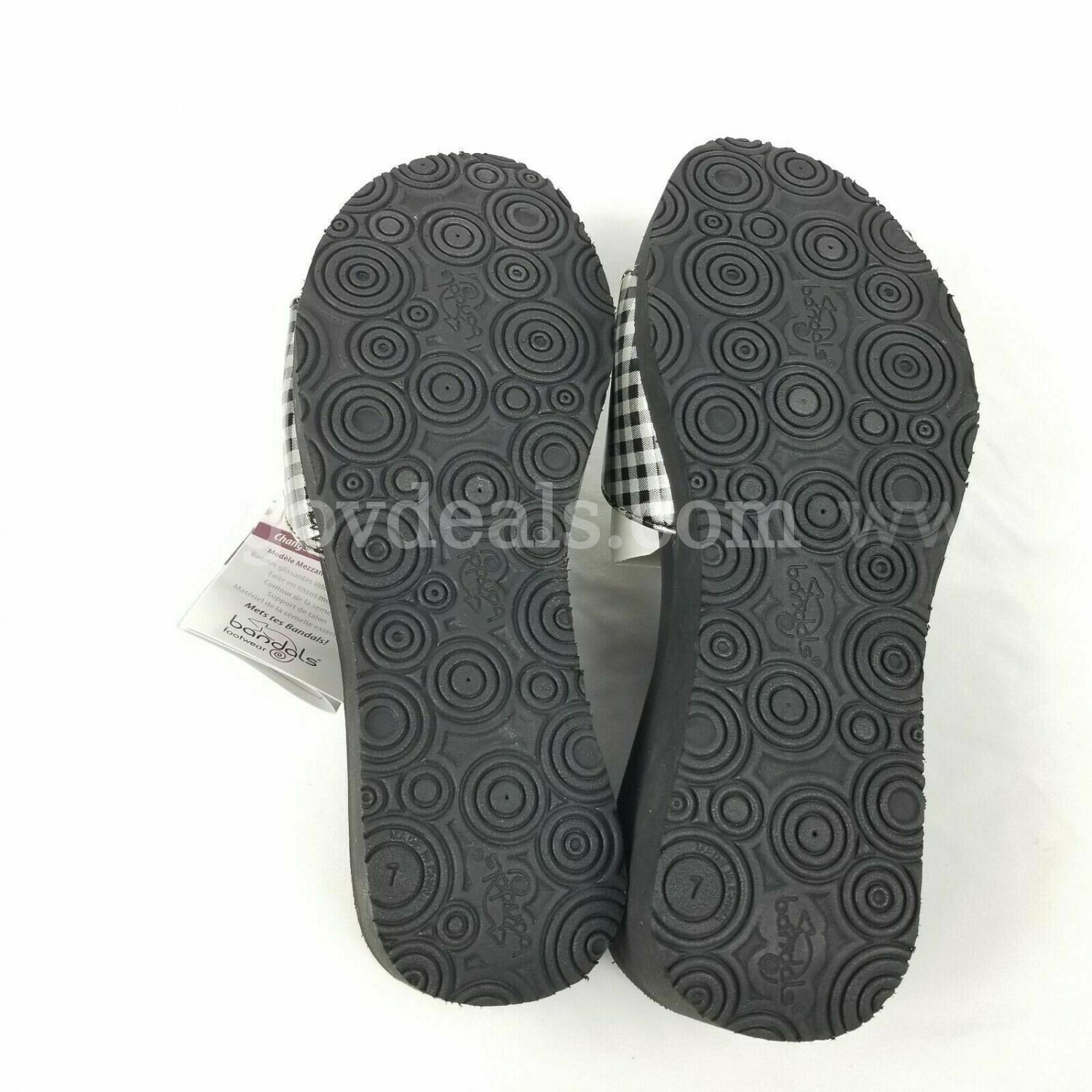 Bandals Mezzanine Women's Sandals US Size 7 Color Black BRAND NEW WITH BOX *WILL SHIP*   Government Surplus Auction - Photo #5