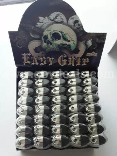 "Lot Of" 40 NEW REUSABLE NEON GAS LIGHTERS EASY GRIP Lighter -Tattoo Classic FULL SIZE Large *CAN SHIP*   Government Surplus Auction - Photo #2