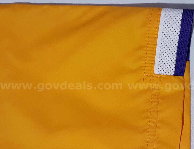 Nike CI4479-715 1/2 Zip Lightweight FOOTBALL Wind Jacket Men's SIZE SMALL GOLD/PURPLE NWT $65 *WILL SHIP*   Government Surplus Auction - Photo #5