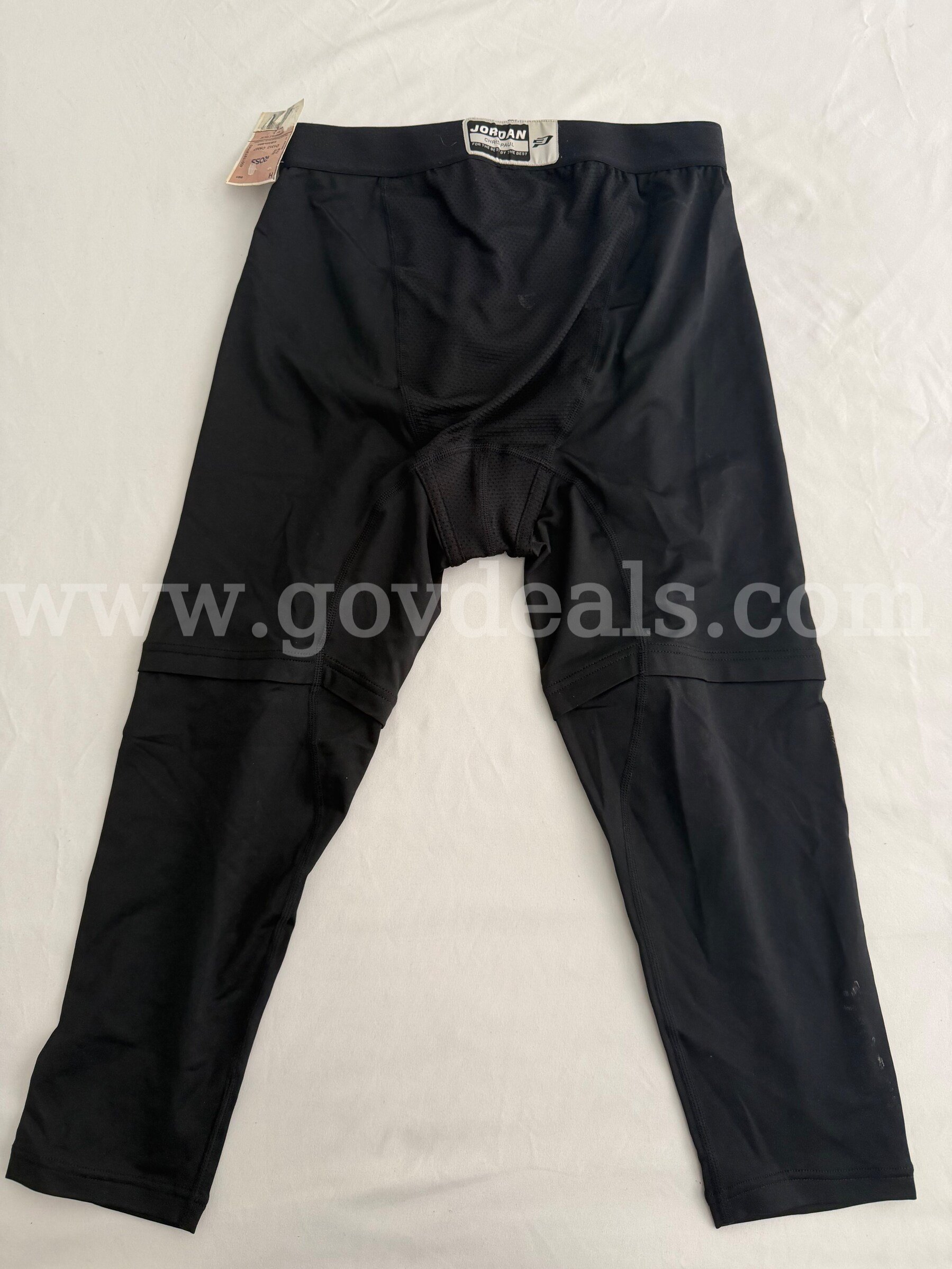 Nike Pro Jordan Chris Paul Mens NBA BLACK PANTS CUSTOM MADE 648328-010 / RARE *WILL SHIP*   Government Surplus Auction - Photo #4