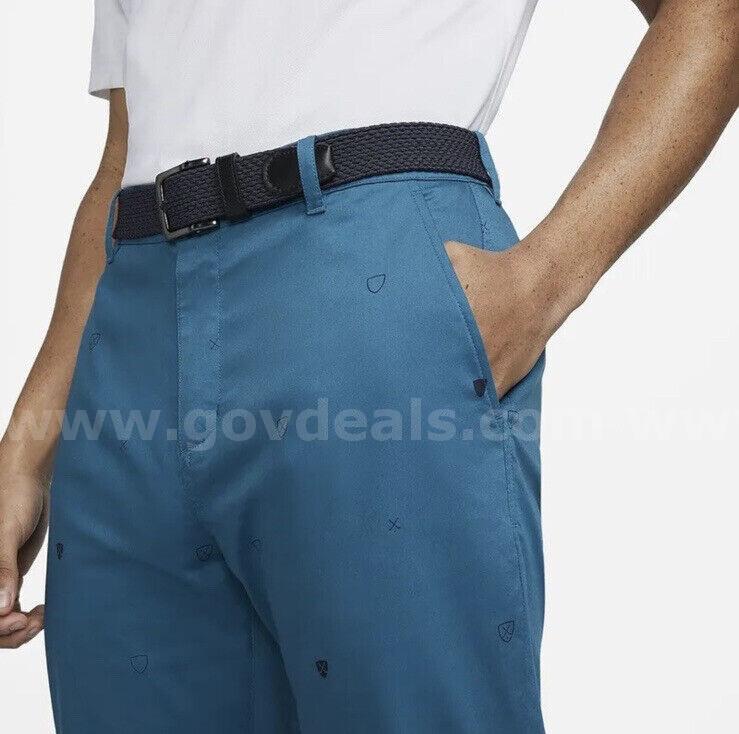 RARE Nike Men's Dri-FIT UV Chino Golf Pants DH1288-404 Marina Size 38X32 NWT $90.00 /*WILL SHIP*   Government Surplus Auction - Primary Photo
