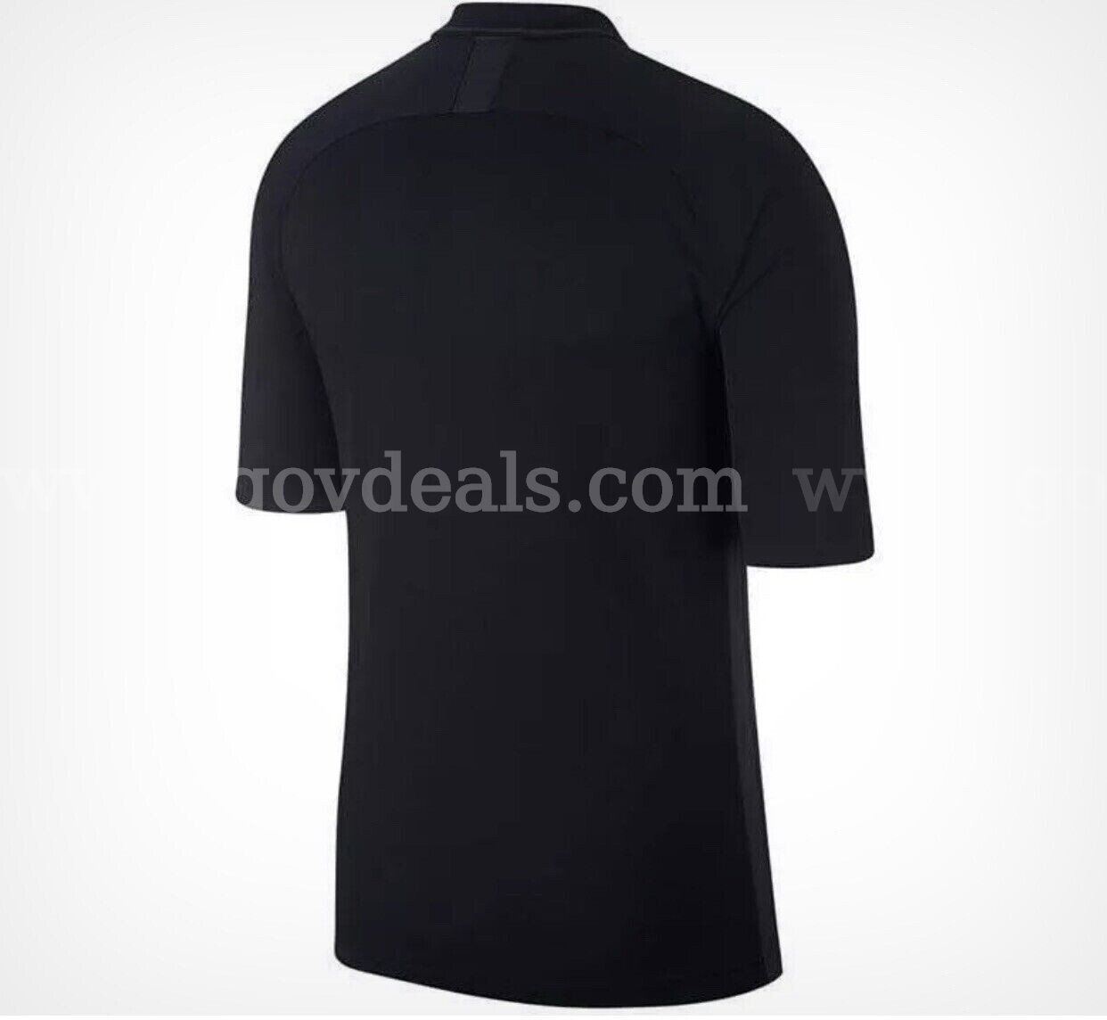 Nike Dri-FIT Jersey Polo Shirt Black #AA0735-010 Mens Size Medium NWT $75 *WILL SHIP*   Government Surplus Auction - Photo #2