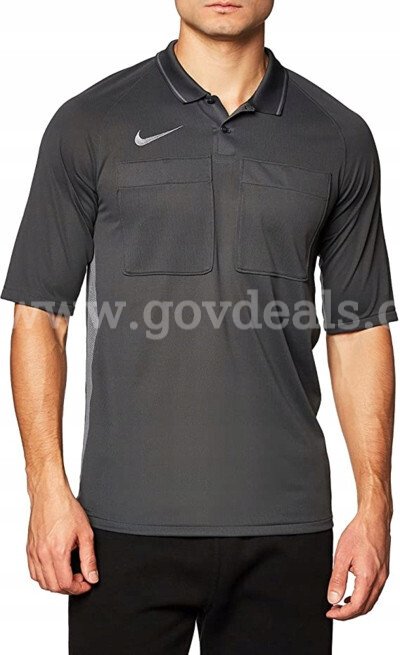 Nike Dri-FIT Jersey Polo Shirt Black #AA0735-010 Mens Size Medium NWT $75 *WILL SHIP*   Government Surplus Auction - Photo #3