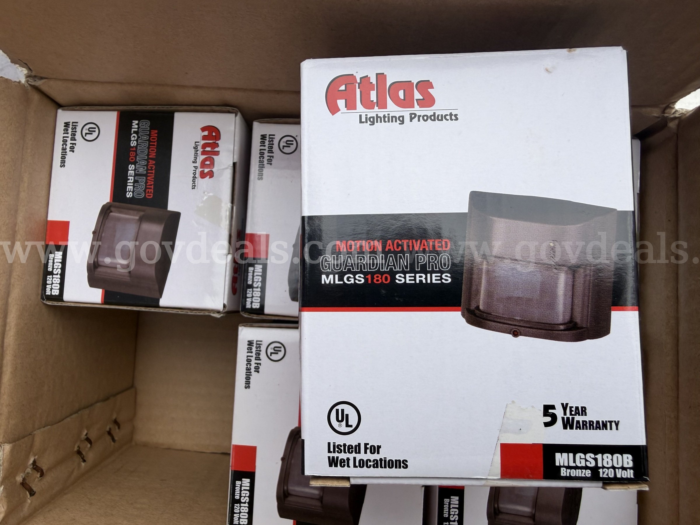 LOT OF 6 MOTION SENSORS "ATLAS" LIGHTNING PRODUCTS MLGS180 SERIES NEW IN BOX *WILL SHIP*   Government Surplus Auction - Photo #2