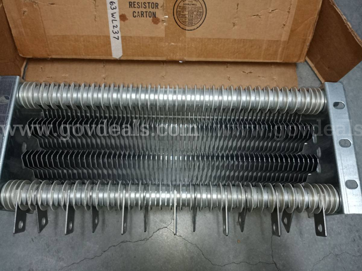 POST GLOVER STAMPED GRID POWER RESISTORS PART NO.44A63WL237 NEW IN BOX   Government Surplus Auction - Photo #4