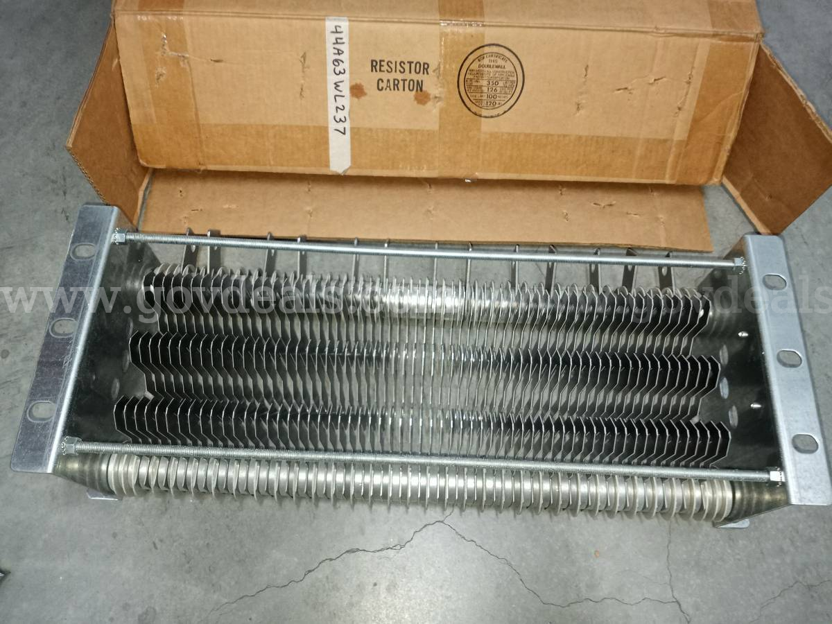 POST GLOVER STAMPED GRID POWER RESISTORS PART NO.44A63WL237 NEW IN BOX   Government Surplus Auction - Photo #5