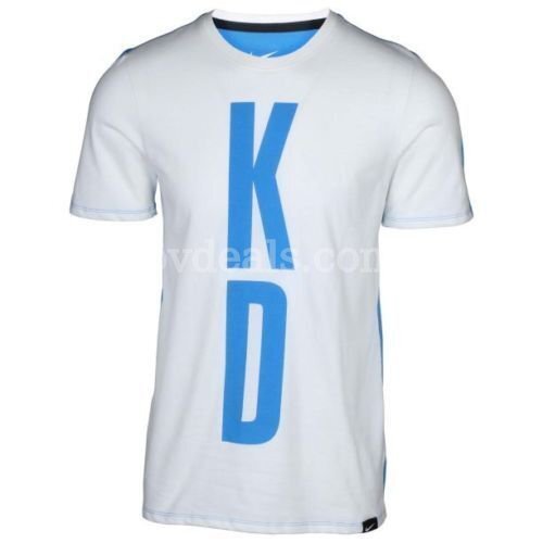 VINTAGE Nike Kevin Durant Split Mens T-Shirt Blue White 778464 101 SIZE LARGE NWT *WILL SHIP*   Government Surplus Auction - Photo #3