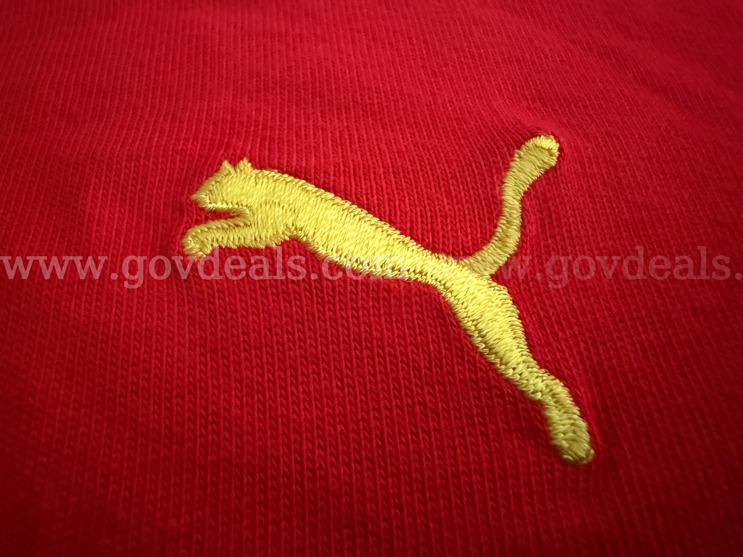 VINTAGE PUMA FERRARI LONG SLEEVE RED TEE 100% COTTON BOYS SIZE EXTRA LARGE NWT $42 *WILL SHIP*  100 Government Surplus Auction - Photo #4