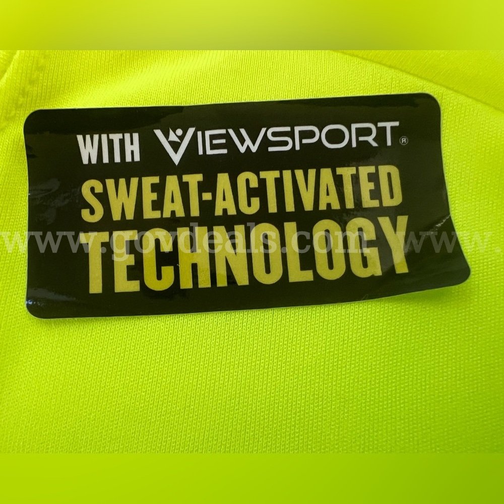 RARE / HOUSTON MARATHON 26.2 VIEWPOINT MEN'S YELLOW ATHLETIC SHIRT MEDIUM NWT *WILL SHIP*   Government Surplus Auction - Photo #4