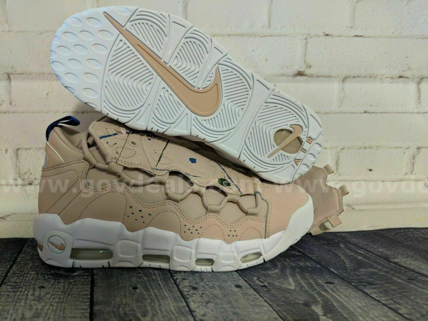 Nike Air More Money Sneakers AO1749 200 Basketball Particle Beige Women Size 5.5 NEW W/O BOX *WILL SHIP*