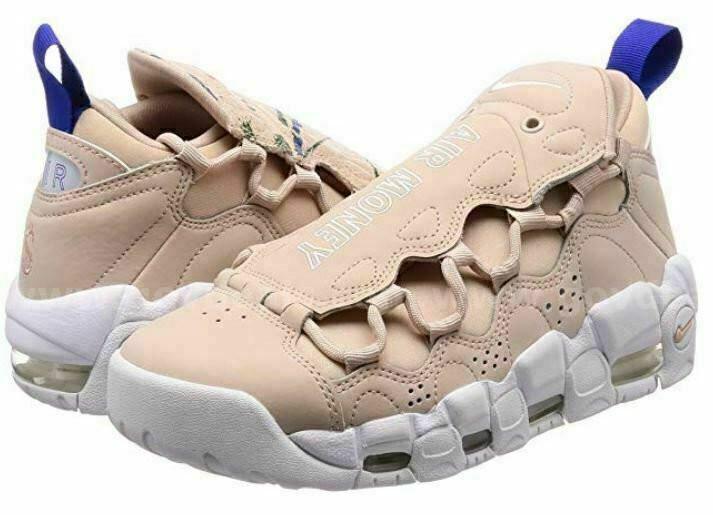Nike Air More Money Sneakers AO1749 200 Basketball Particle Beige Women Size 5.5 NEW W/O BOX *WILL SHIP*  AO1749 Government Surplus Auction - Photo #2