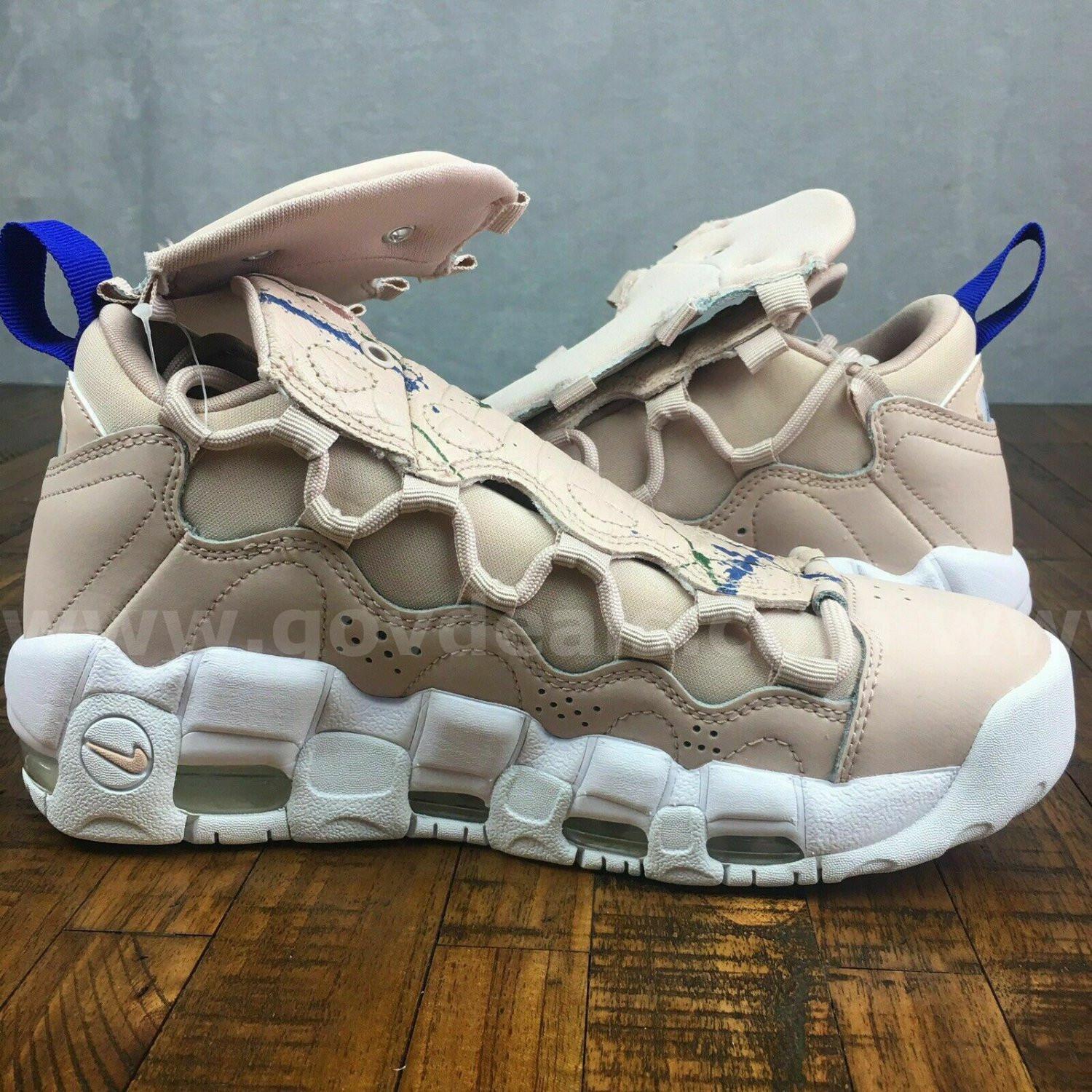 Nike Air More Money Sneakers AO1749 200 Basketball Particle Beige Women Size 5.5 NEW W/O BOX *WILL SHIP*  AO1749 Government Surplus Auction - Photo #3