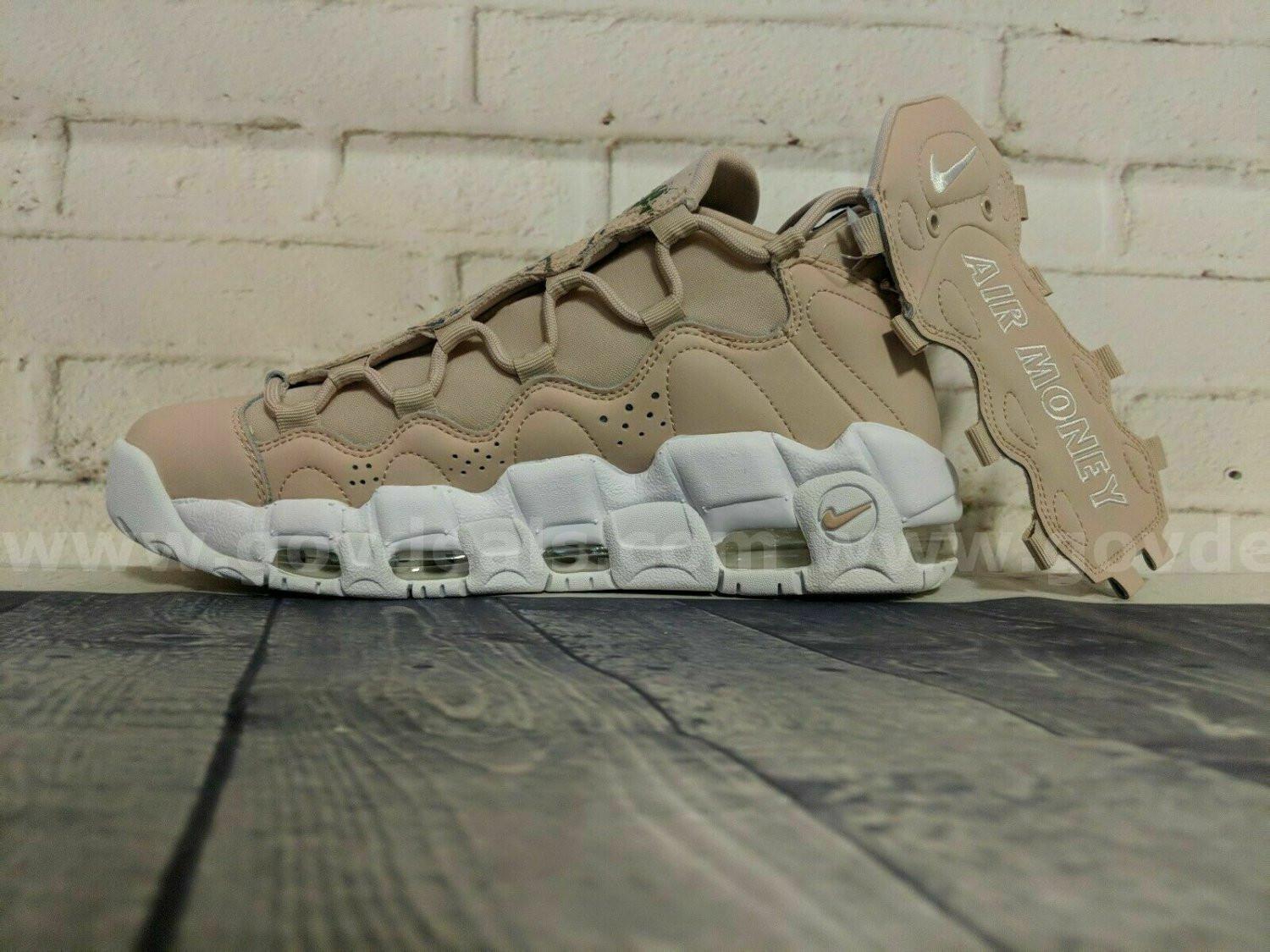 Nike Air More Money Sneakers AO1749 200 Basketball Particle Beige Women Size 5.5 NEW W/O BOX *WILL SHIP*  AO1749 Government Surplus Auction - Photo #4