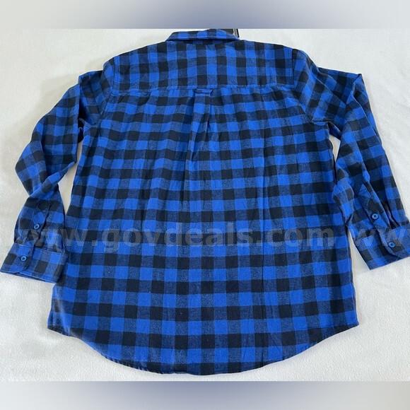 CATERPILLAR BUFFALO PLAID FLANNEL MENS BUTTON DOWN SHIRT MEMPHIS BLUE XL NWT $60 *WILL SHIP* Caterpillar  Government Surplus Auction - Photo #6