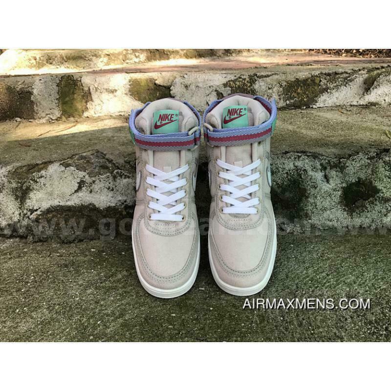 Nike Vandal High Supreme Size 5Y YOUTH Shoes Desert Sand/White/Tint AH5253-004 *WILL SHIP*   Government Surplus Auction - Photo #4