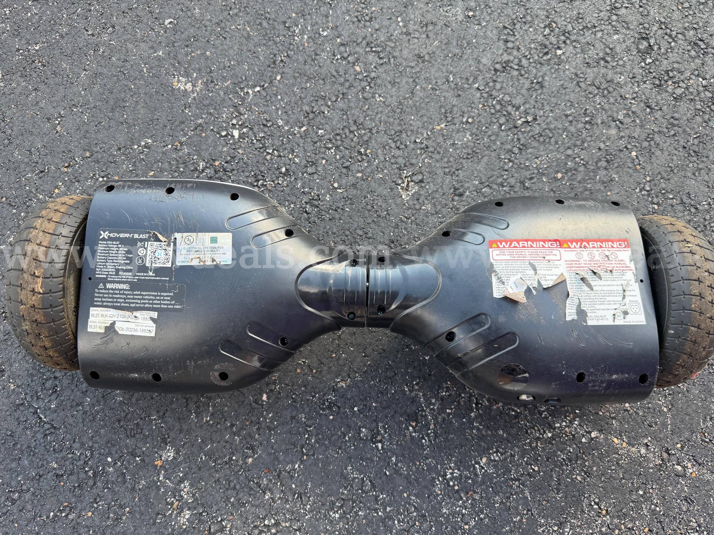 Hover-1 Blast Electric Self-Balancing Scooter w/3 mi Max Range & 7 mph Max Speed *WILL SHIP*   Government Surplus Auction - Photo #4
