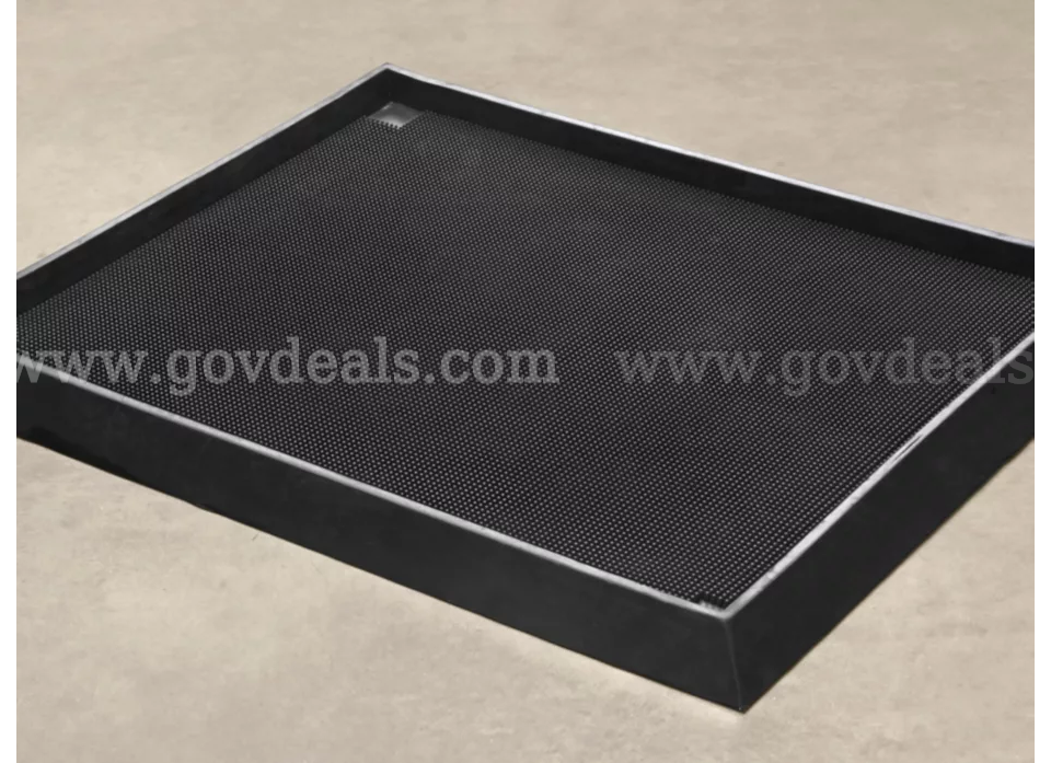 Sanitizing Footbath Mat - 32 x 39", Black NEW IN BOX "WILL SHIP"   Government Surplus Auction - Primary Photo
