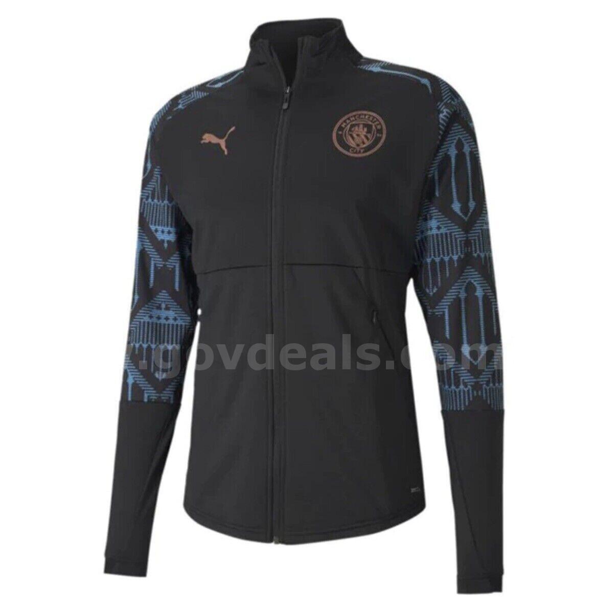 Manchester City Stadium Puma Soccer Jacket 758033-10 BLACK Men's Size Small New *WILL SHIP*   Government Surplus Auction - Primary Photo