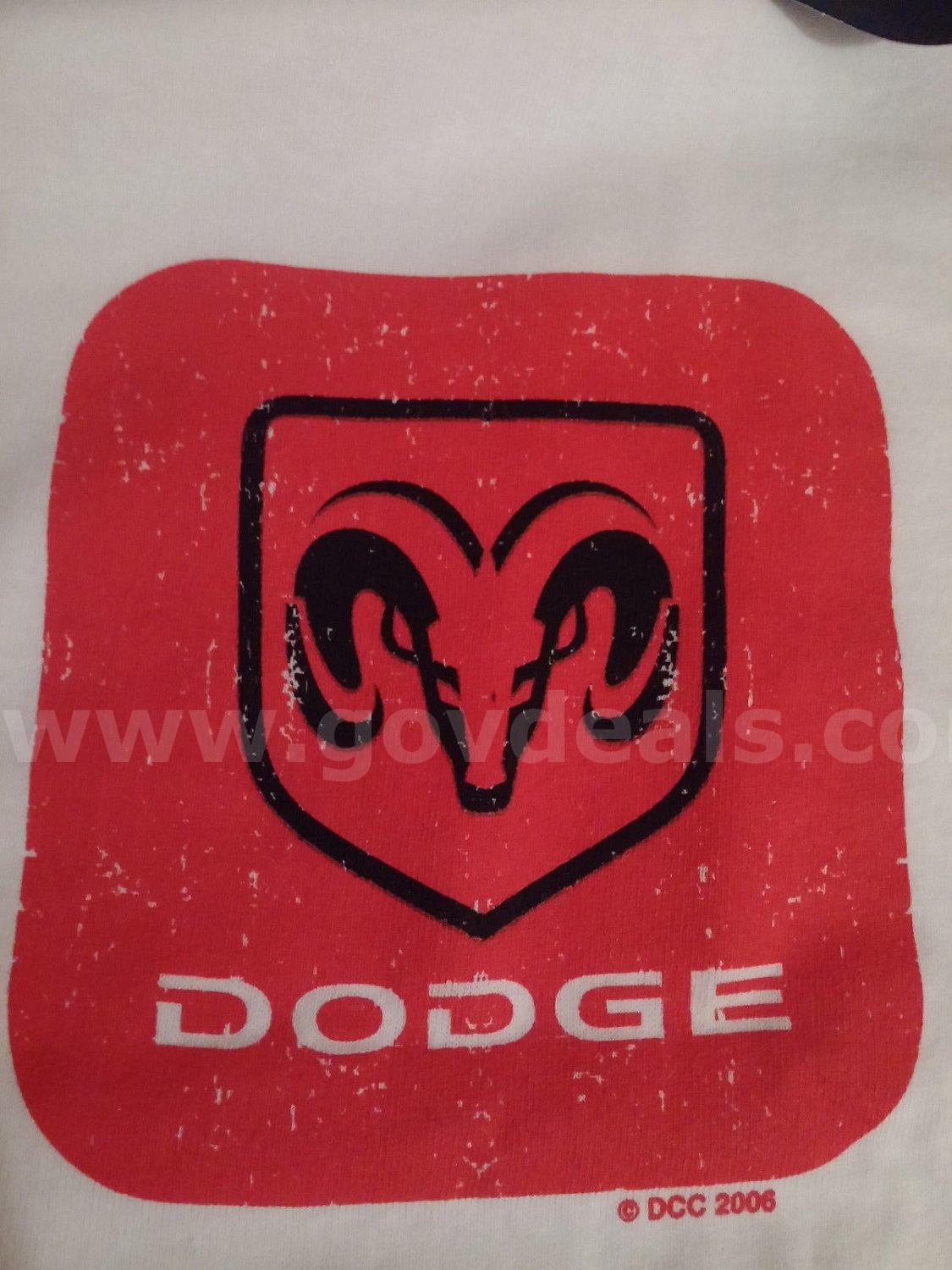 DODGE Muscle Car T-shirt 100% Cotton White NEW WITH TAG SIZE TWO EXTRA LARGE/2XL/XXL *WILL SHIP* Dodge  Government Surplus Auction - Photo #5