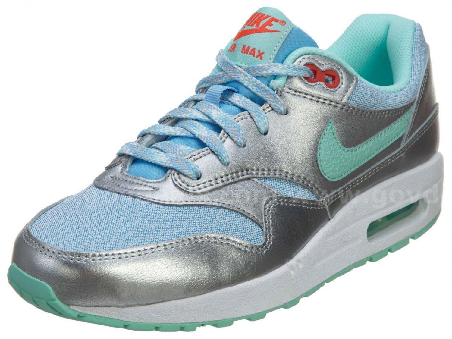 Nike Air Max 1 Kid's Shoes STYLE #653653-401 Size 5Y(YOUTH) GIRLS OR WOMEN'S *WILL SHIP*   Government Surplus Auction - Primary Photo