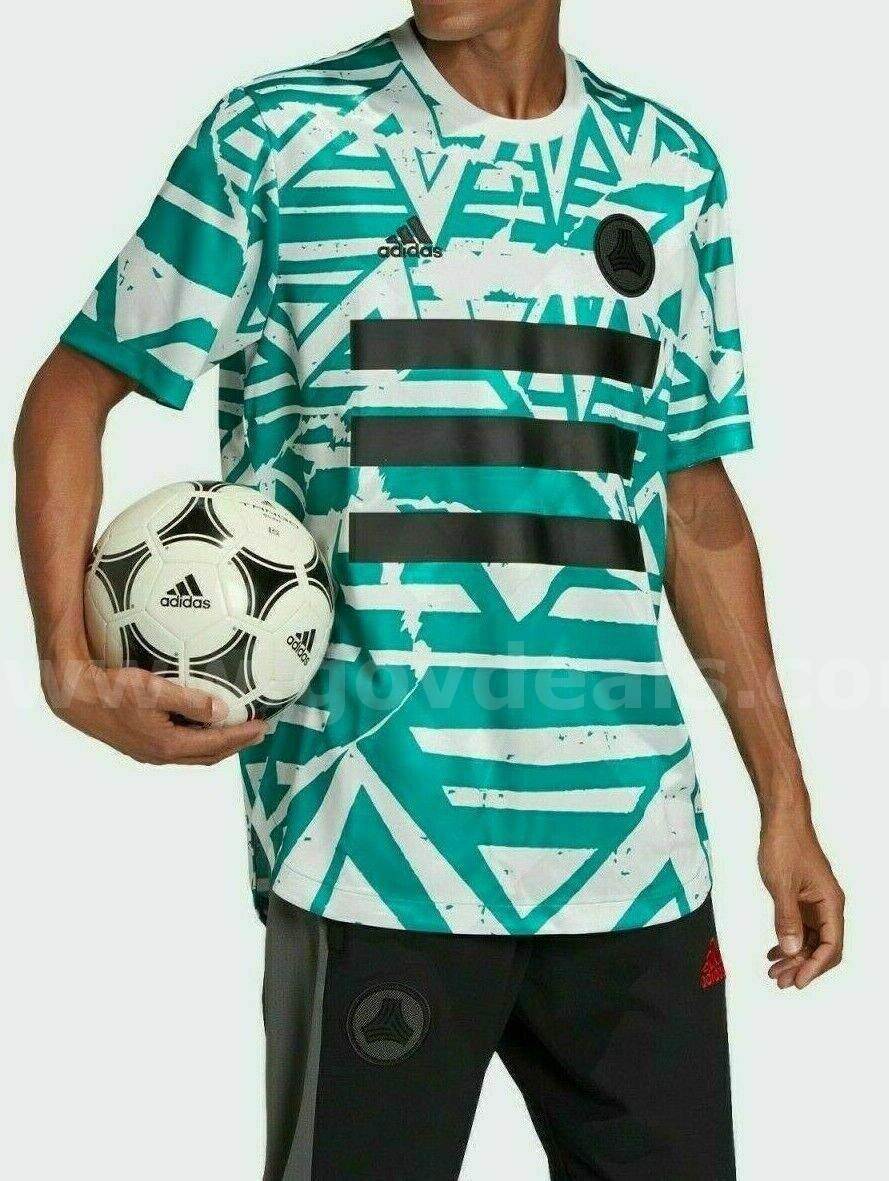 RARE / Adidas Tan DNA Graphic MESSI No.10 Jersey FM1082 Soccer Football White Glory Green SIZE 2XL NWT *WILL SHIP*