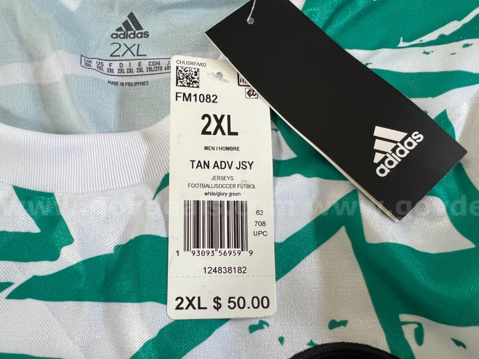RARE / Adidas Tan DNA Graphic MESSI No.10 Jersey FM1082 Soccer Football White Glory Green SIZE 2XL NWT *WILL SHIP*  FM1082 Government Surplus Auction - Photo #6