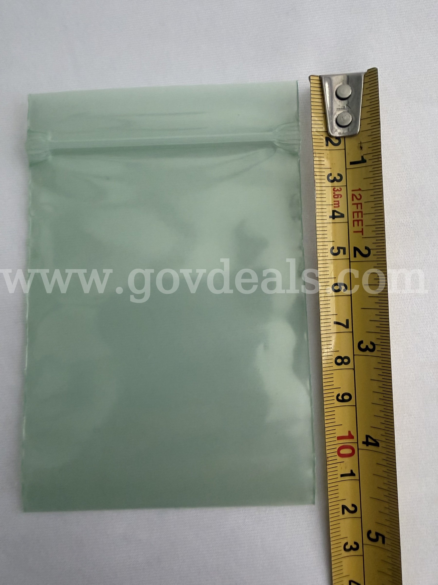 INDUSTRIAL HEAVY DUTY Ontrak zipperlock bags size 4.5"x 3"x4 mil Green 100 pcs *WILL SHIP*  100 Government Surplus Auction - Photo #4