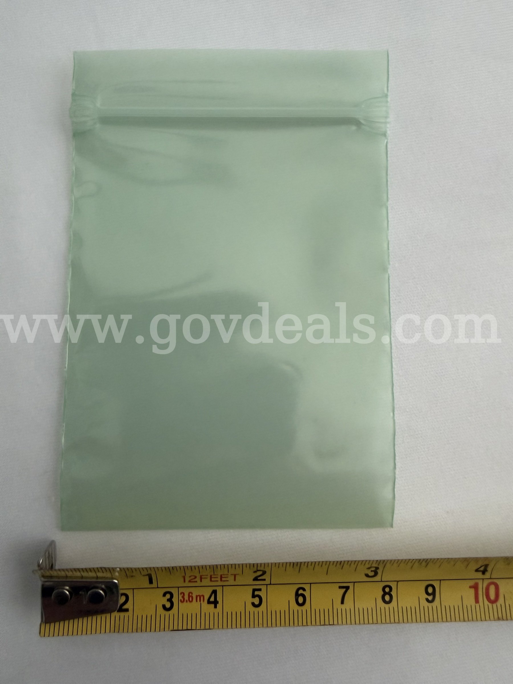 INDUSTRIAL HEAVY DUTY Ontrak zipperlock bags size 4.5"x 3"x4 mil Green 100 pcs *WILL SHIP*  100 Government Surplus Auction - Photo #3