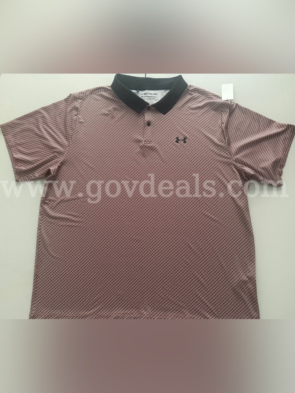 RARE / UNDER ARMOUR MEN'S PERFORMANCE POLO STYLE #1377377-811 SHORT SLEEVE 3XLT-TALL *WILL SHIP*  811 Government Surplus Auction - Primary Photo