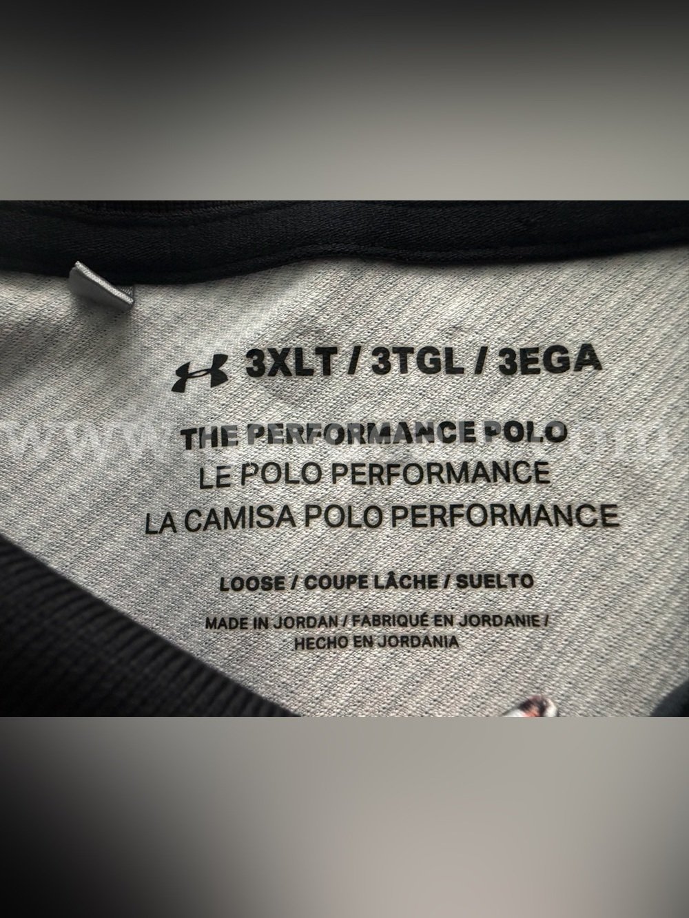 RARE / UNDER ARMOUR MEN'S PERFORMANCE POLO STYLE #1377377-811 SHORT SLEEVE 3XLT-TALL *WILL SHIP*  811 Government Surplus Auction - Photo #4