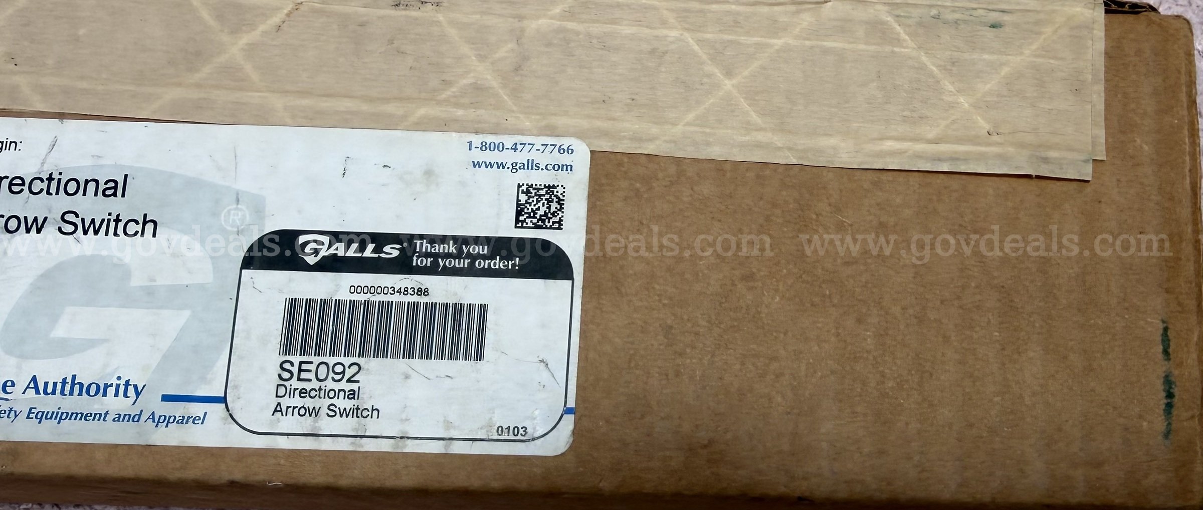 SOUNDOFF SIGNAL THE AUTHORITY DIRECTIONAL ARROW SWITCH SE092/ETSWDAS01 BRAND NEW IN UNOPENED BOX *WILL SHIP*  SE092 Government Surplus Auction - Photo #3