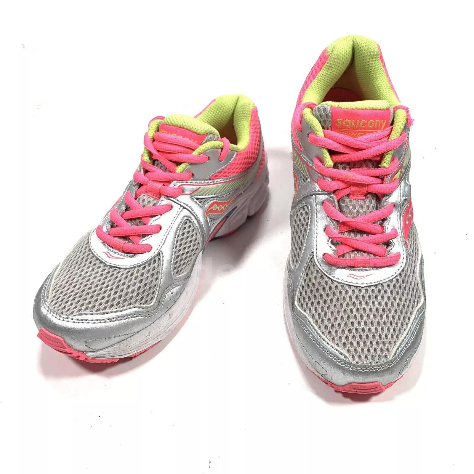 Saucony Women's Cohesion 10 LTT Walking Running Pink Grey Shoes SY57143 SIZE 5.5  NEW W/O BOX *WILL SHIP*   Government Surplus Auction - Primary Photo