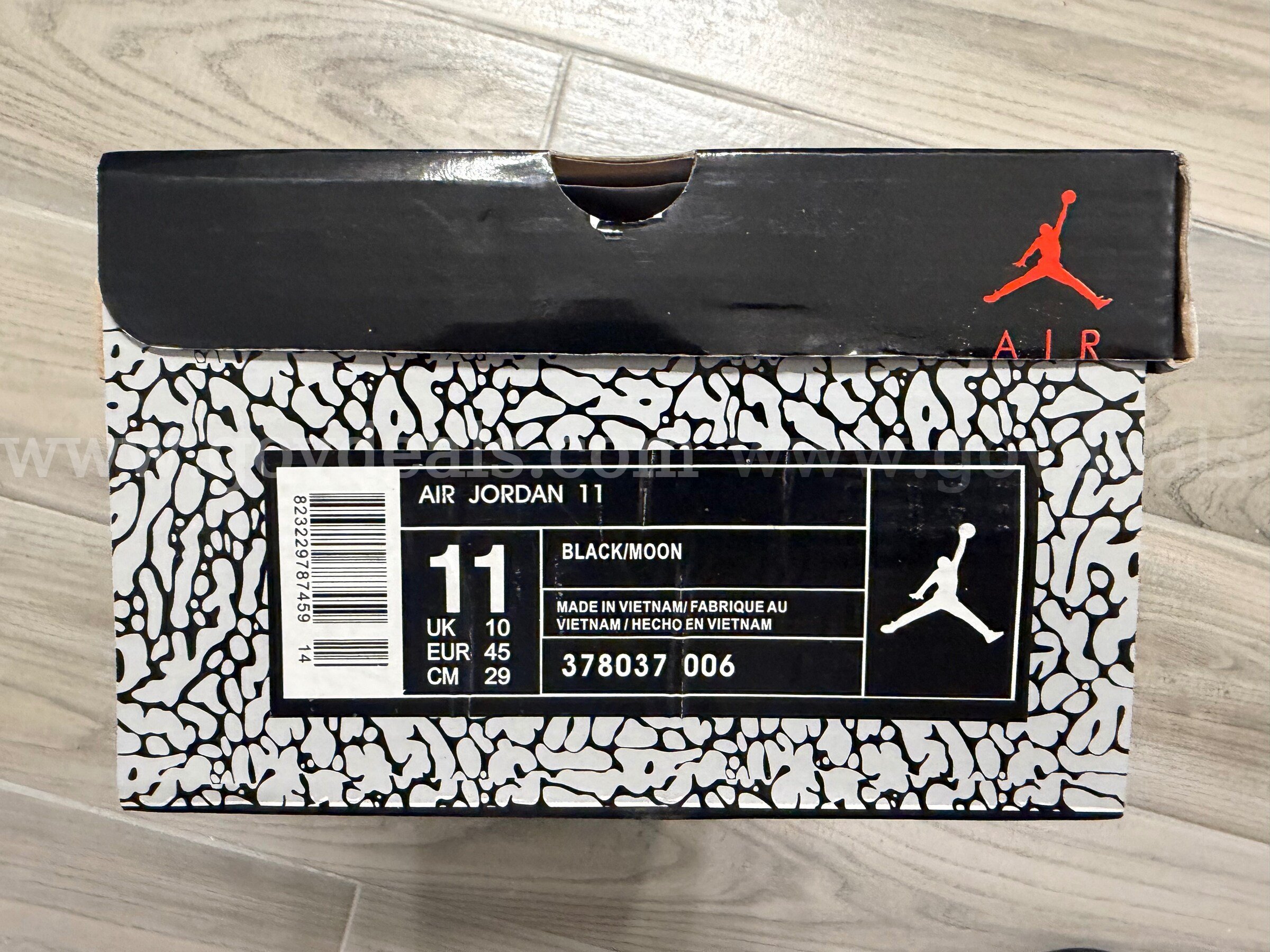 RARE/VINTAGE NIKE Air JORDAN 11 SNEAKERS STYLE 378037-006 MEN'S SIZE 11 NEVER USED *WILL SHIP*  006 Government Surplus Auction - Photo #6