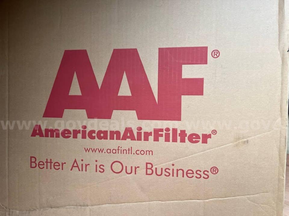 AAF 4 FILTERS DRIPACK 2000 13/16" HEADER 24X24X21 MERV15 8 POCKETS NEW IN BOX   Government Surplus Auction - Photo #3