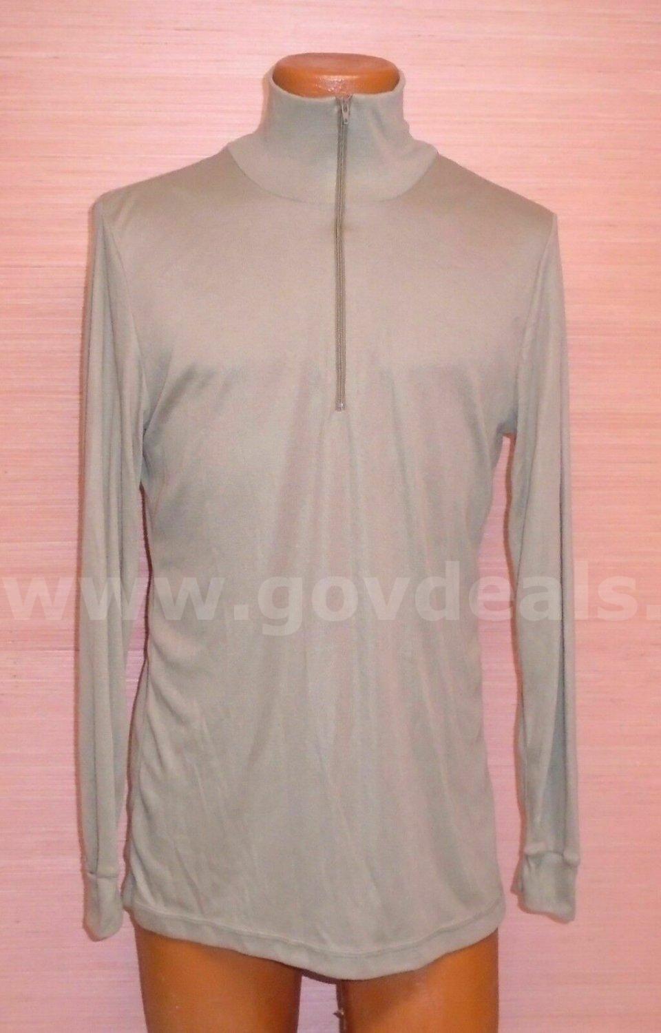 US Military Men's Lightweight Cold Weather Undershirt L Polypro Brown NEW/SEALED   Government Surplus Auction - Primary Photo