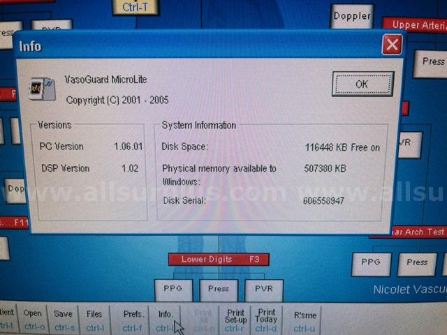 NICOLET VIASYS VASOGUARD MICROLITE EEG/EMG MACHINE (w797)  w797 Government Surplus Auction - Photo #5