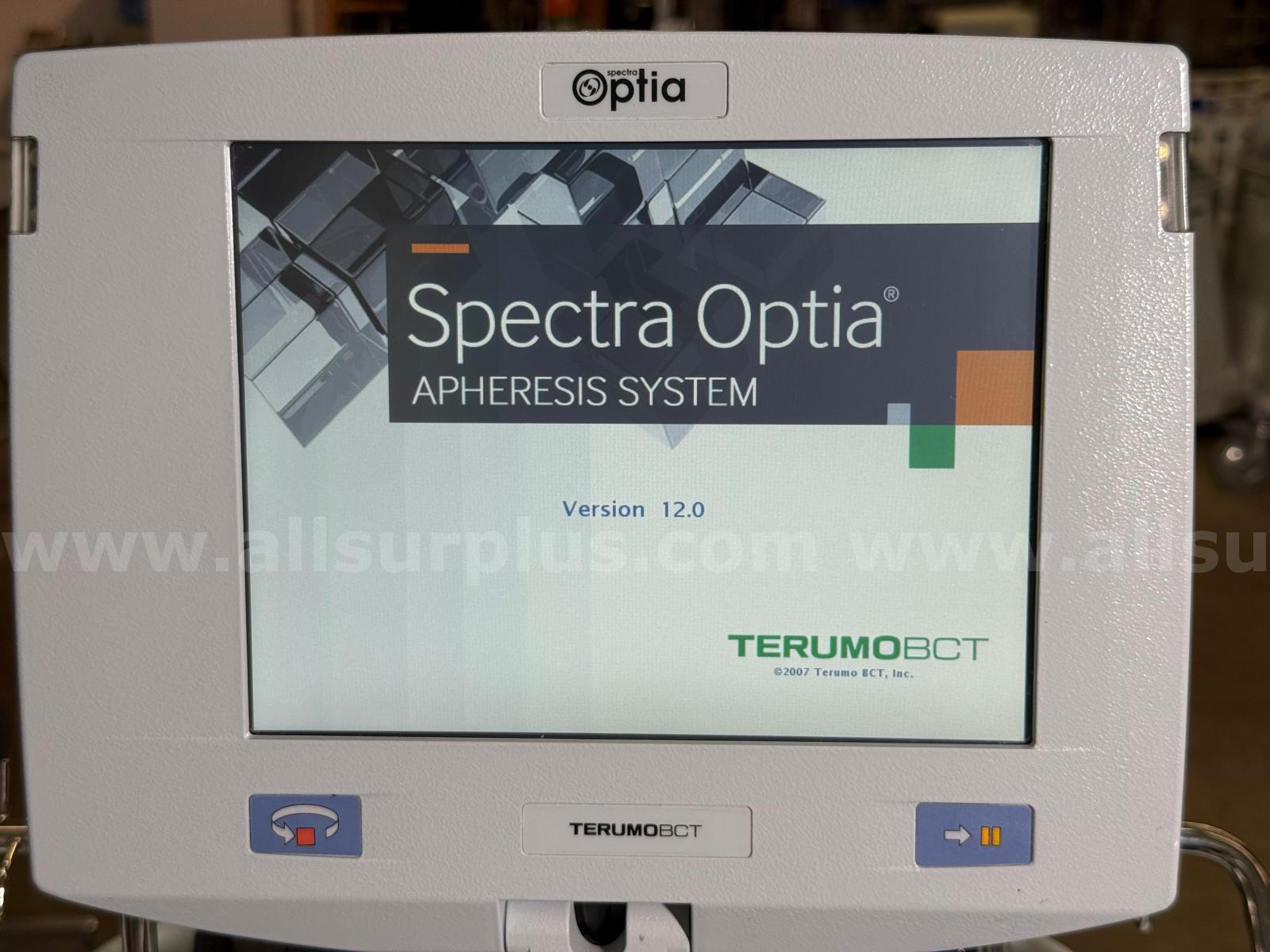 Terumo BCT Spectra Optia Apheresis System DOM: 2015- BIOMED TESTED (C240)  C240 Government Surplus Auction - Photo #2